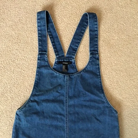 Denim skirt overalls - Picture 2 of 7